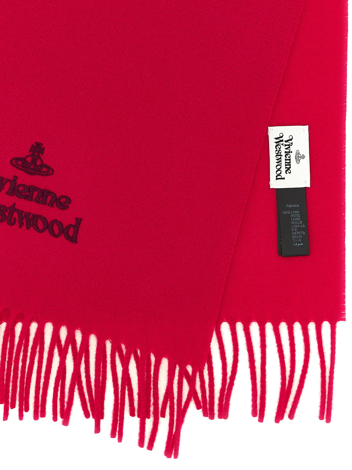 VIVIENNE WESTWOOD Vivienne Westwood Women Scarf With Embroidered Logo