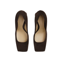 Bottega Veneta Square-Toe Block-Heel Pumps