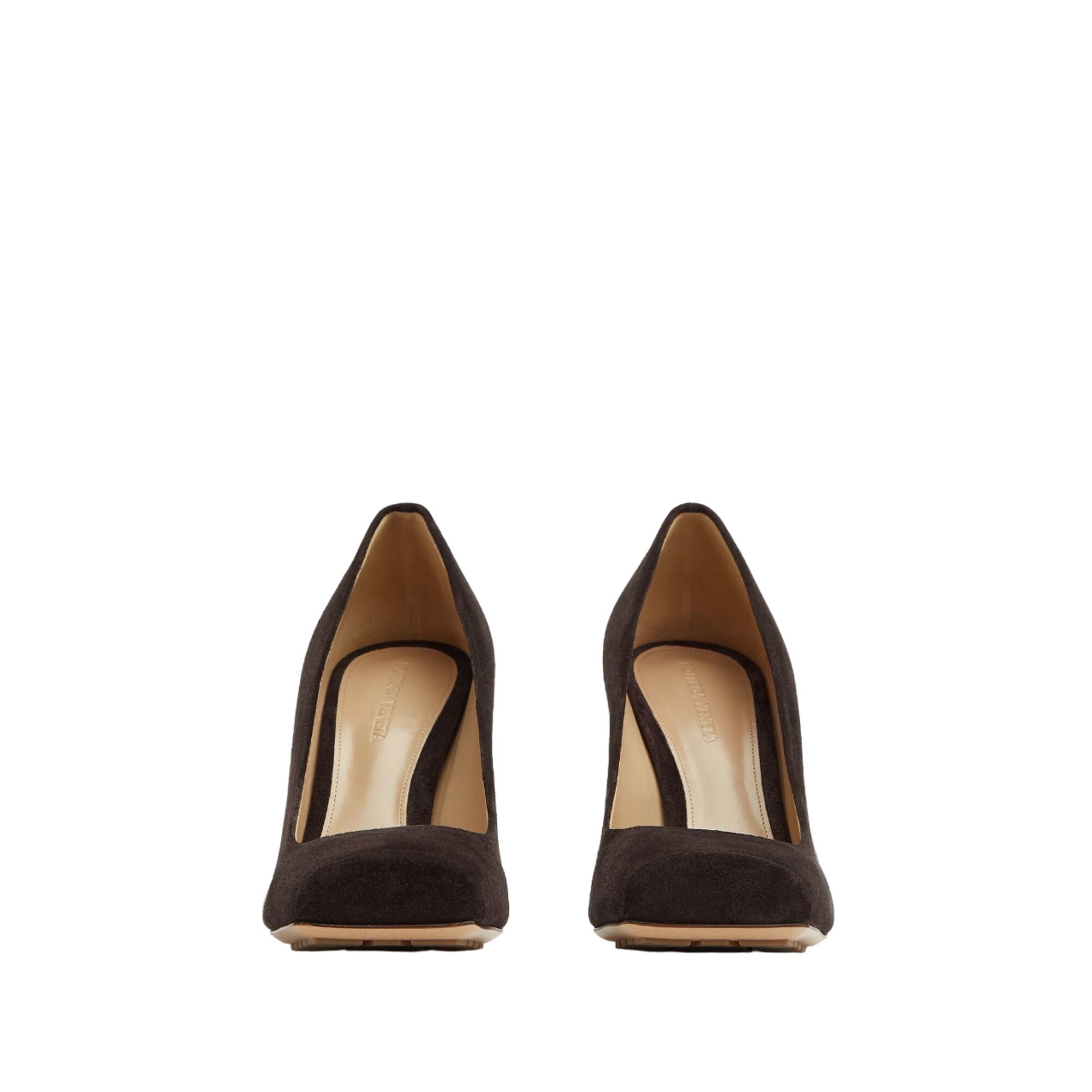 Bottega Veneta Square-Toe Block-Heel Pumps