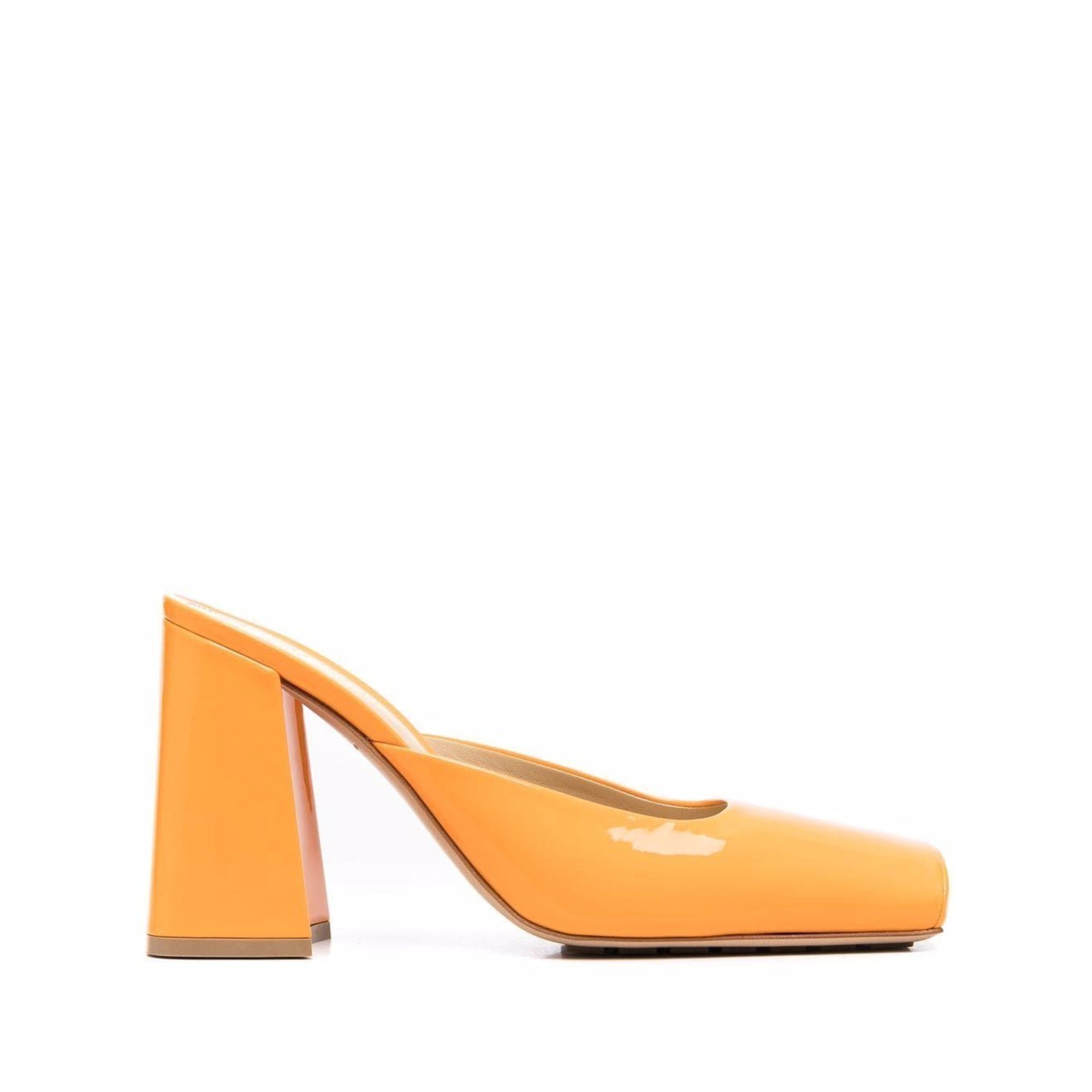Bottega Veneta Tower Block-Heel Mules