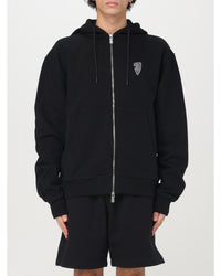 Burberry ZipUp Hoodie Sweatshirt Men Black Sweatshirts & Hoodies
