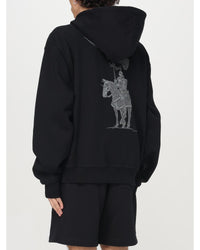 Burberry ZipUp Hoodie Sweatshirt Men Black Sweatshirts & Hoodies