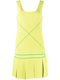 Bottega Veneta Sleeveless Drop Waist Tennis Dress Regular 6 (S) Green