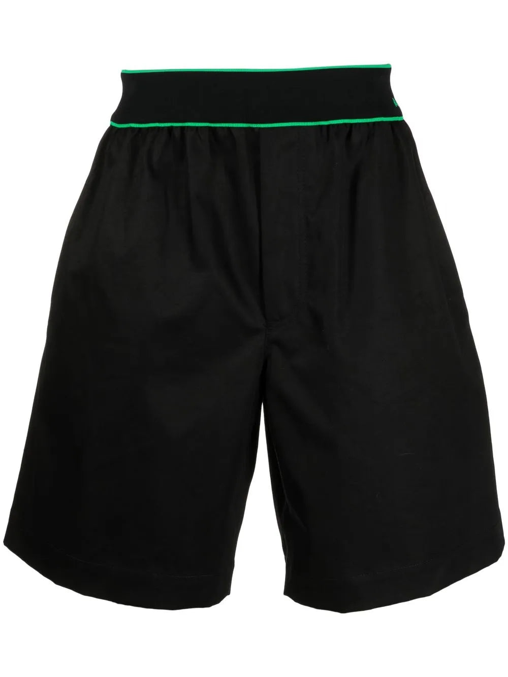 Bottega Veneta Logo Waistband Bermuda Shorts