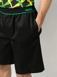 Bottega Veneta Logo Waistband Bermuda Shorts