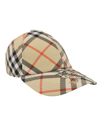 Burberry Burberry Womens MH Check Altered Fit Baseball Hat