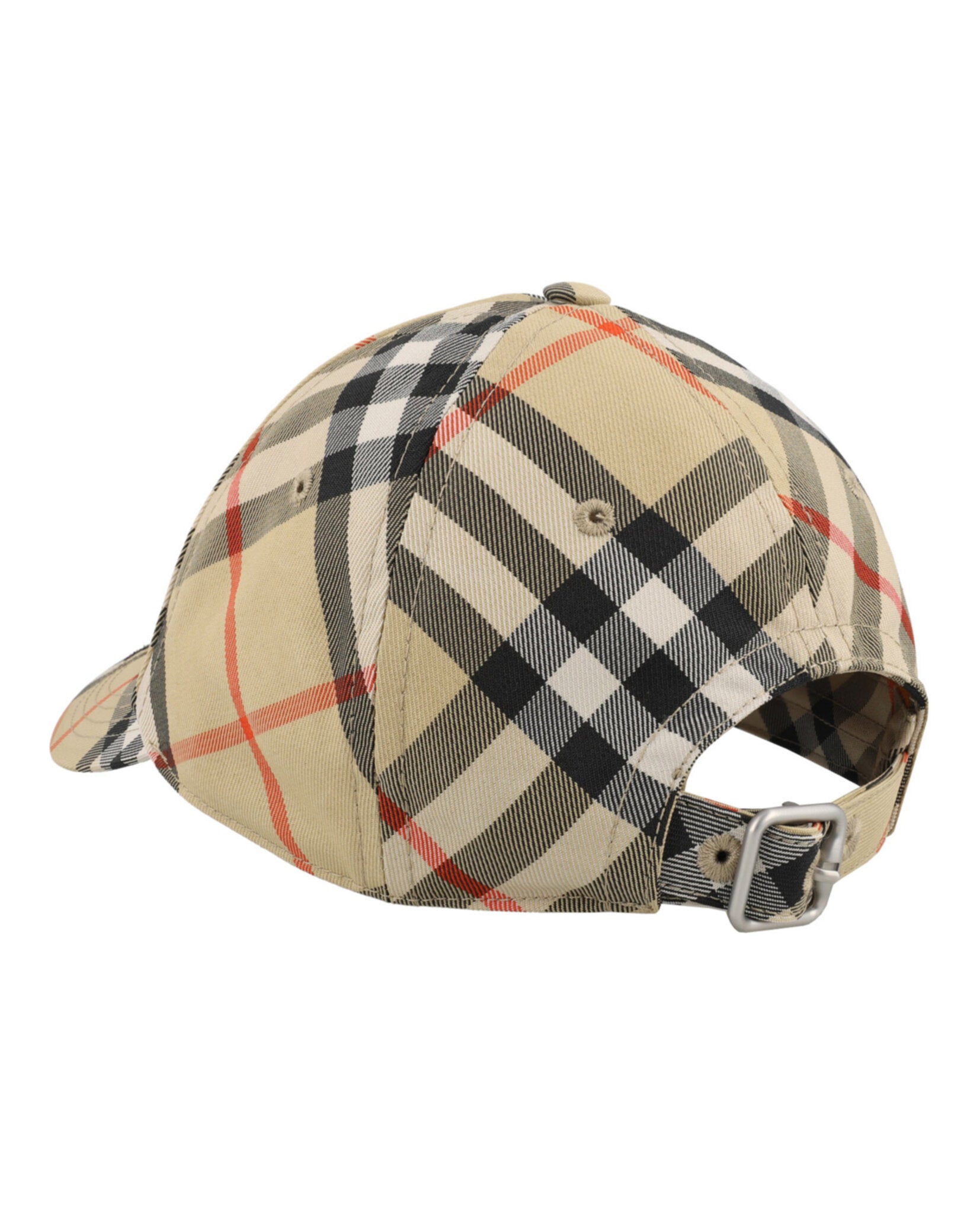 Burberry Burberry Womens MH Check Altered Fit Baseball Hat