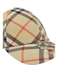 Burberry Burberry Womens MH Check Altered Fit Baseball Hat