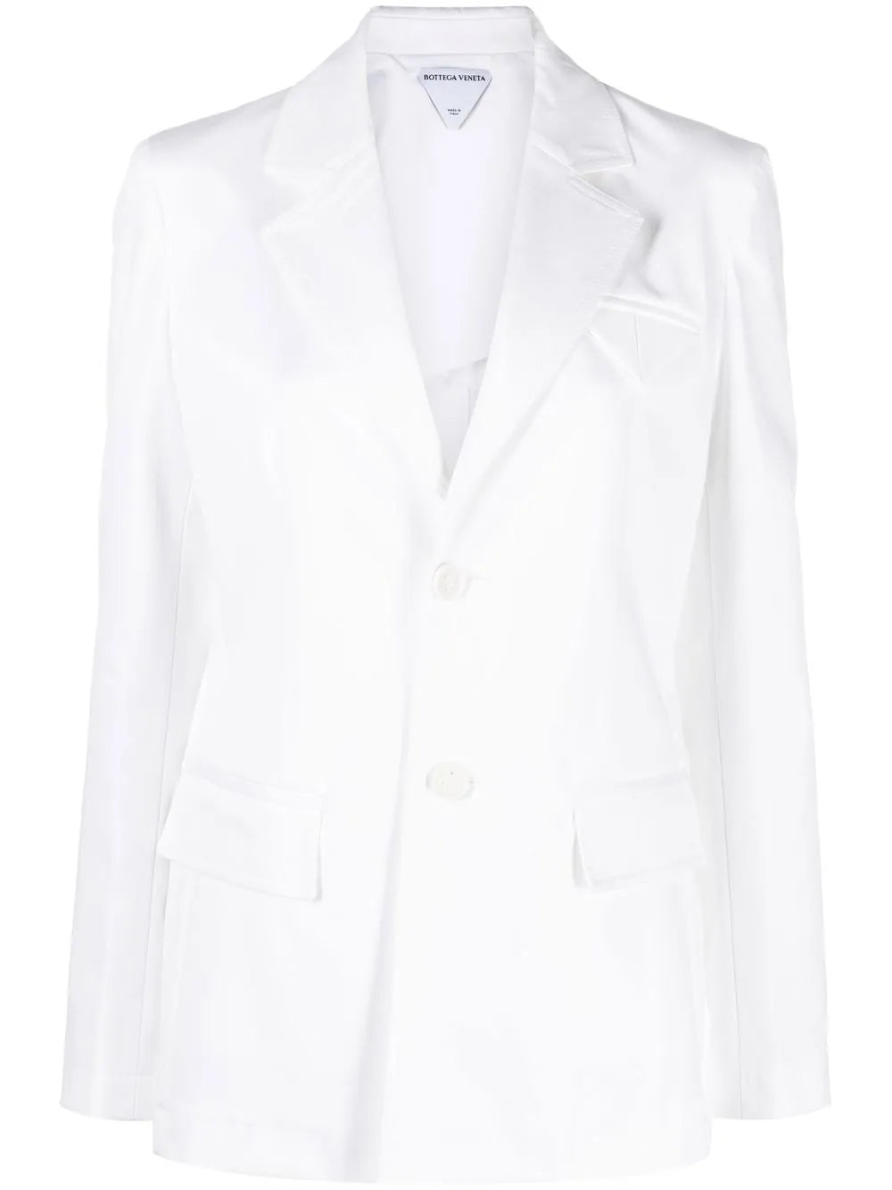 Bottega Veneta Single-Breasted Cotton Blazer