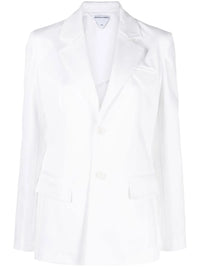 Bottega Veneta Single-Breasted Cotton Blazer