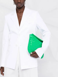 Bottega Veneta Single-Breasted Cotton Blazer