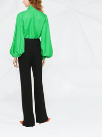 Bottega Veneta Tie-Neck Long-Sleeved Blouse