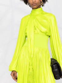 Bottega Veneta Tassel Detail Flared Dress