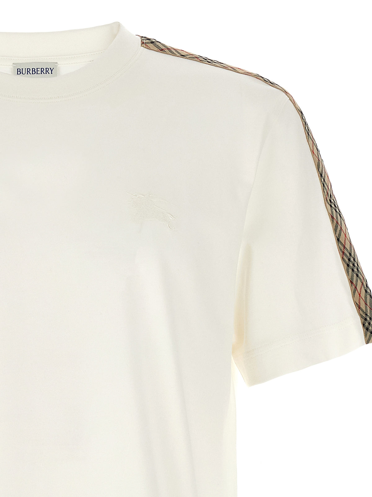 BURBERRY Burberry Men Check Tape T-Shirt