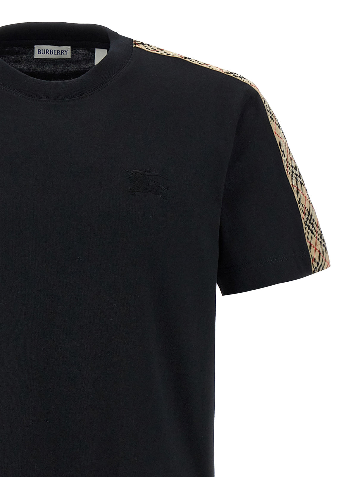 BURBERRY Burberry Men Check Tape T-Shirt
