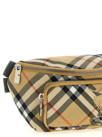 Burberry Men Check Small Fanny Pack