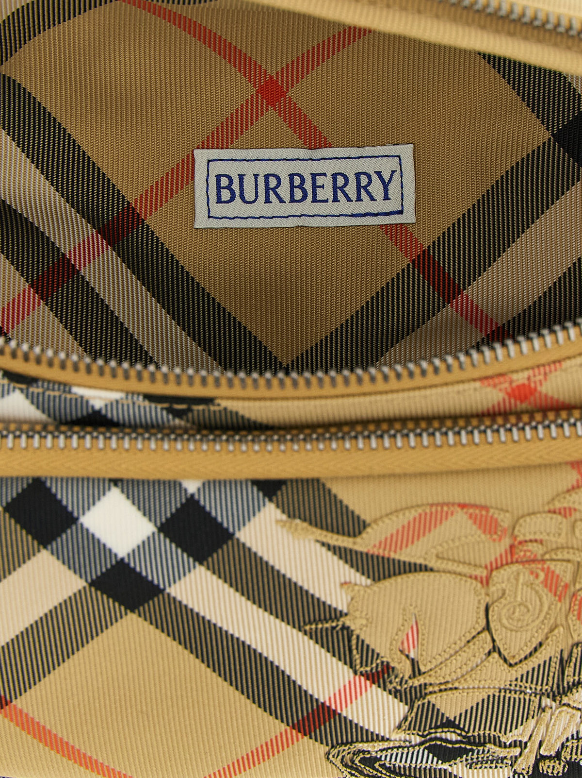 Burberry Men Check Small Fanny Pack