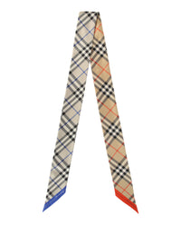 Burberry Burberry Womens Reversible Check-To-Check Silk Scarf
