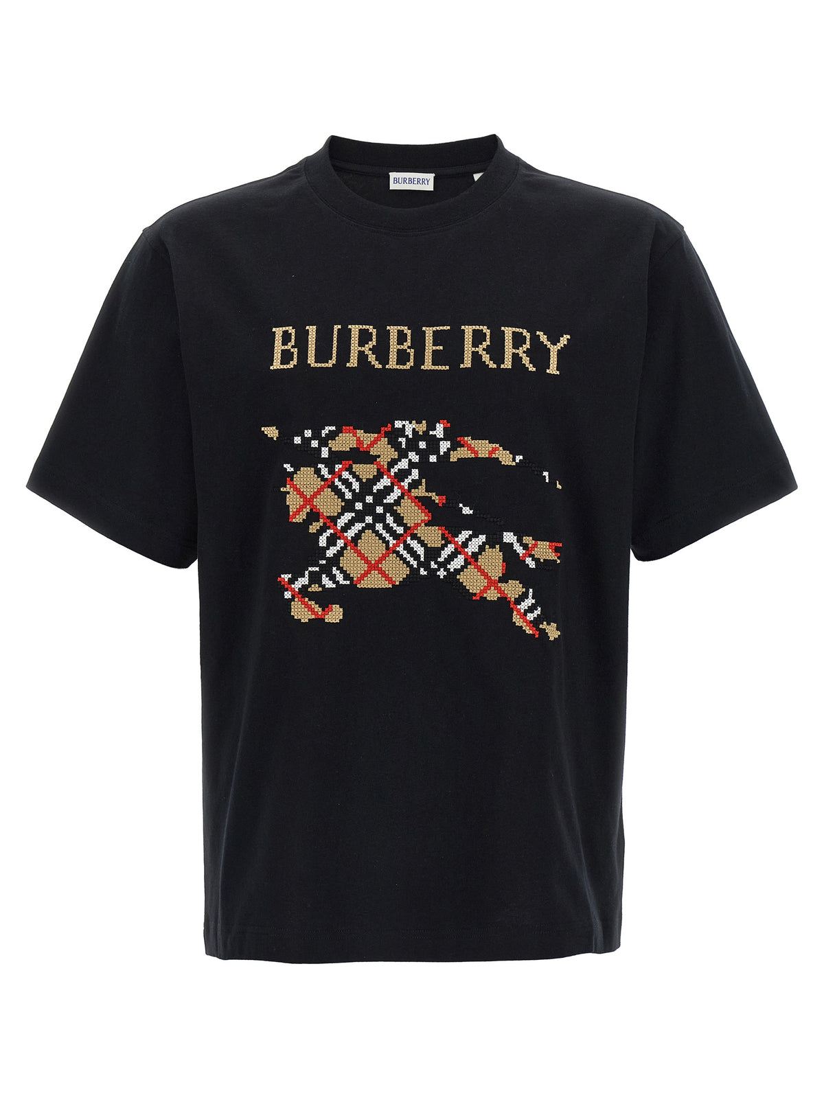 BURBERRY Burberry Men Cross Stitch T-Shirt
