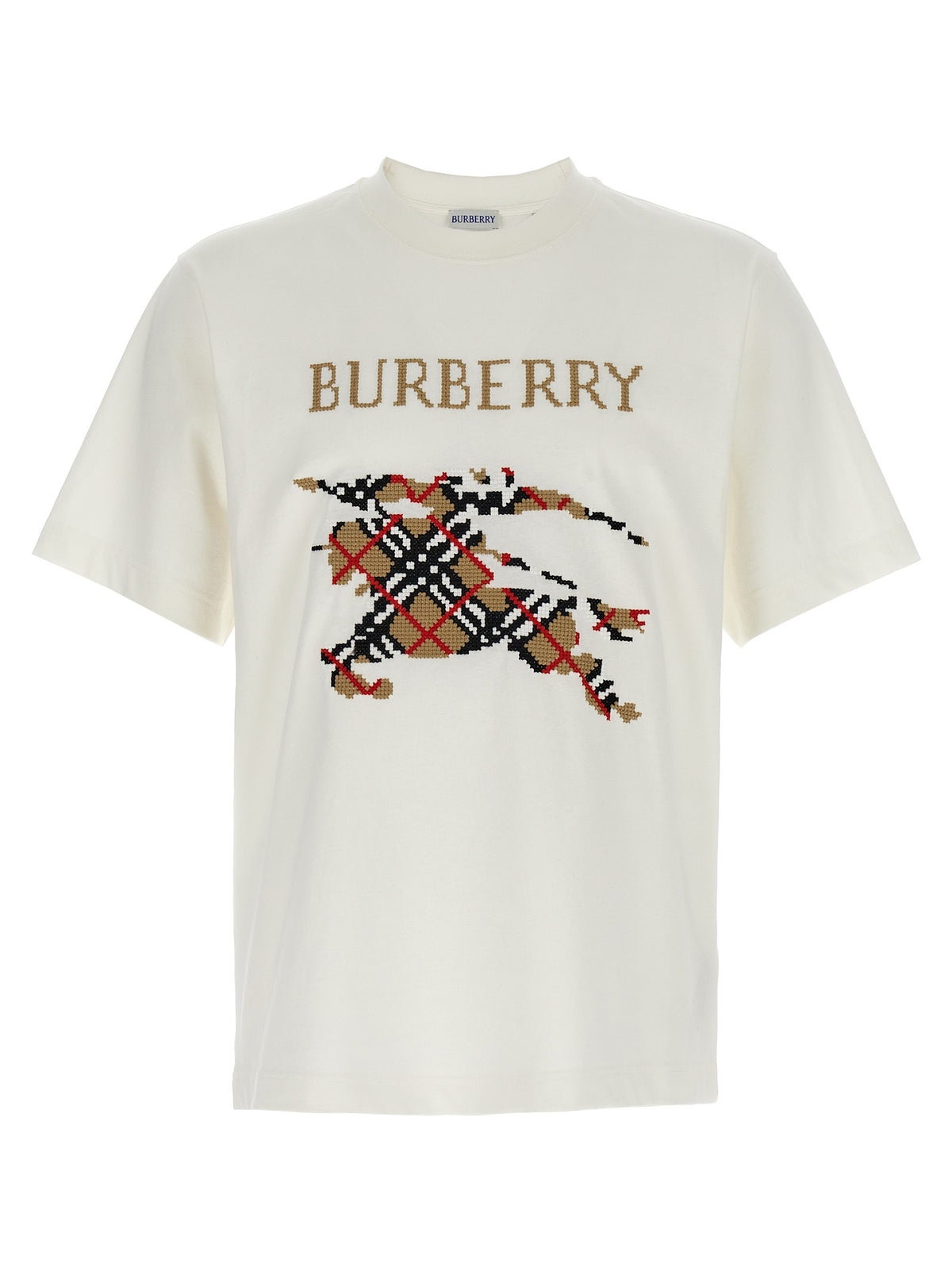 BURBERRY Burberry Men Cross Stitch T-Shirt