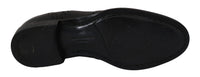 Dolce & Gabbana Dolce & Gabbana Blue Leather Wingtip Oxford Dress  Men's Shoes