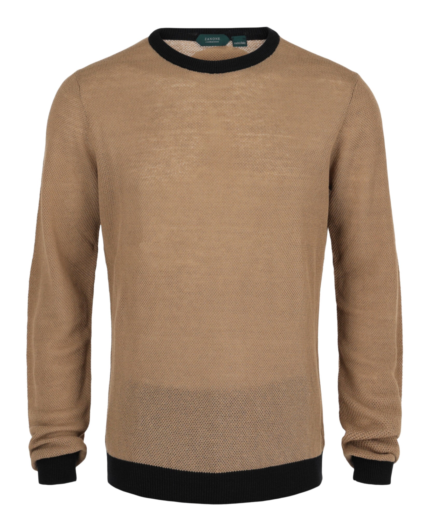 Slowear Mens Zanone Knit Crewneck Slim-Fit Sweater