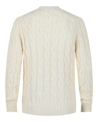 Slowear Mens Zanone Cable Knit Sweater