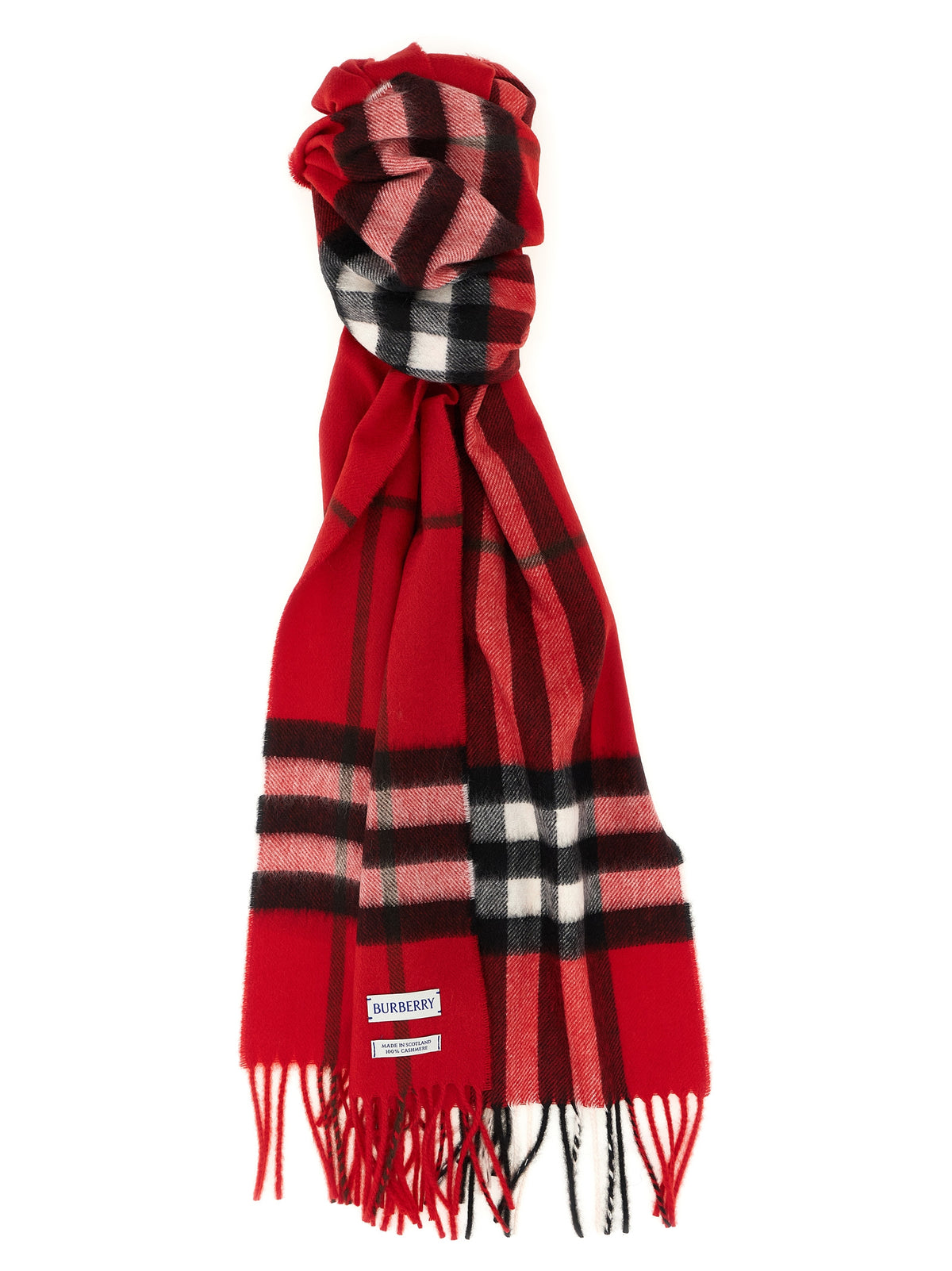Burberry Women Check Cashmere Scarf