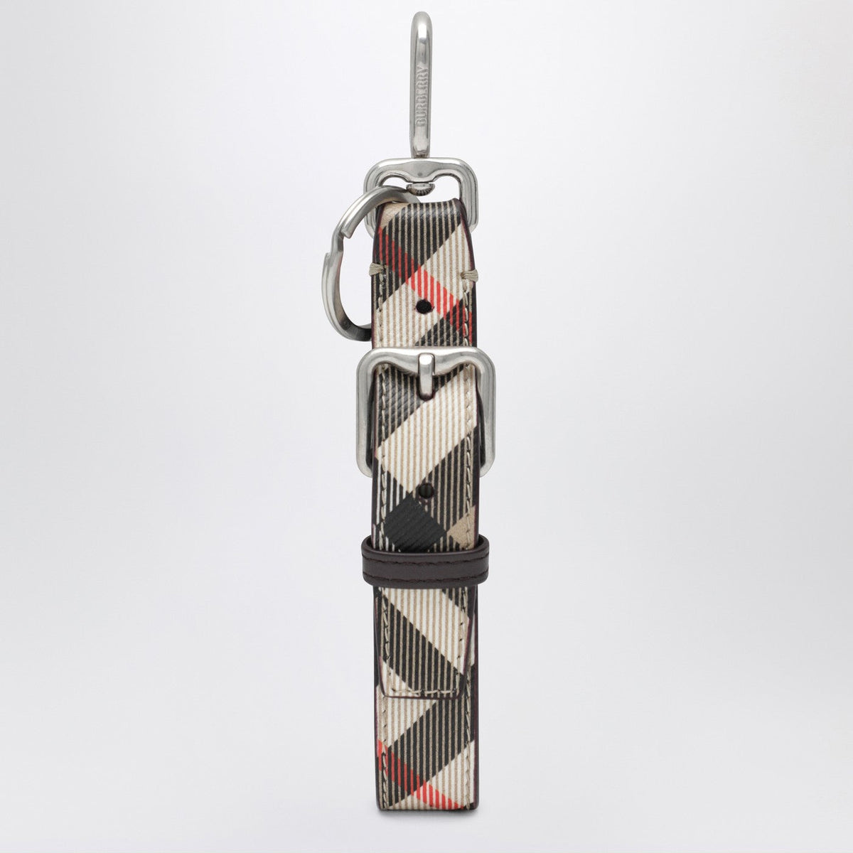 Burberry Beige Check Keychain Men