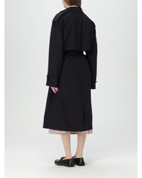 Bottega Veneta Oversized Trench Coat Women Blue Jackets