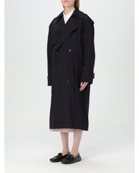 Bottega Veneta Oversized Trench Coat Women Blue Jackets