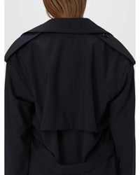 Bottega Veneta Oversized Trench Coat Women Blue Jackets