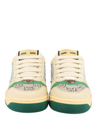 Gucci Gucci Womens GG Crystal Screener Low-Top Sneakers