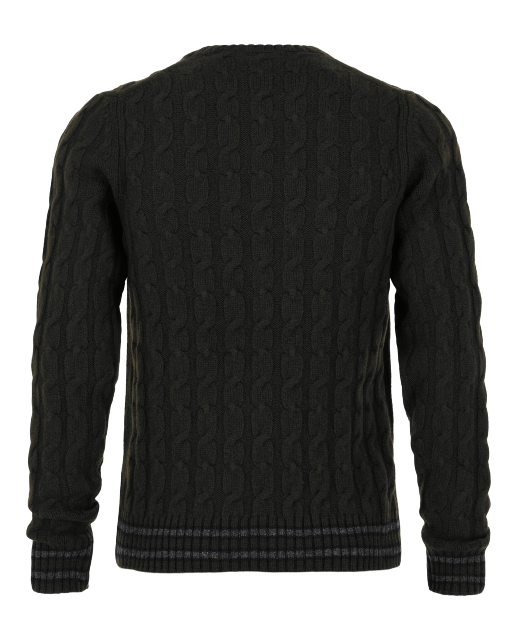 Slowear Mens Zanone Cable Knit Sweater