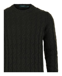 Slowear Mens Zanone Cable Knit Sweater