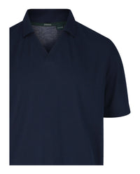 Slowear Mens Zanone Open Collar Polo Shirt