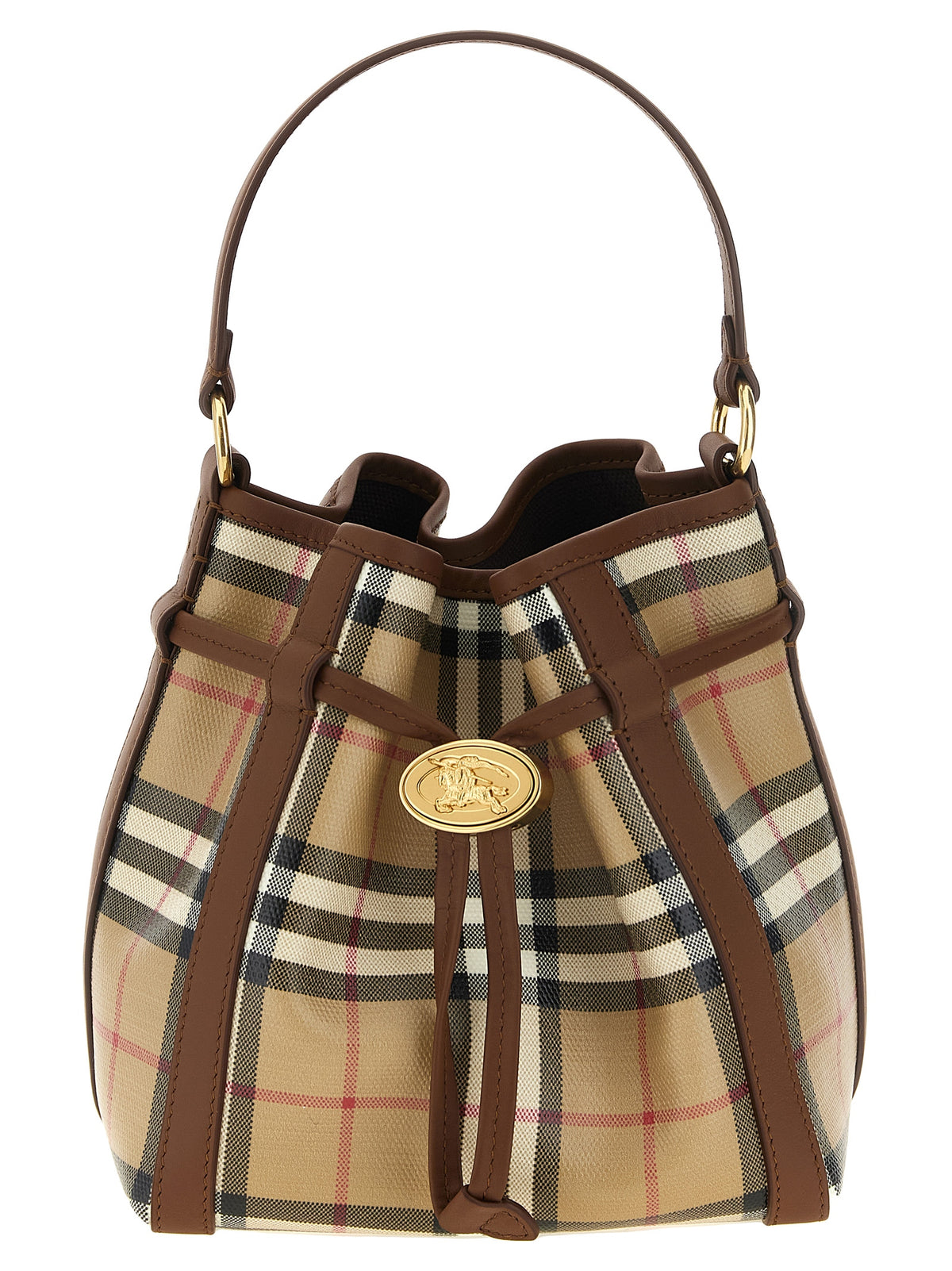 BURBERRY Burberry Women Check Mini Bucket Bag
