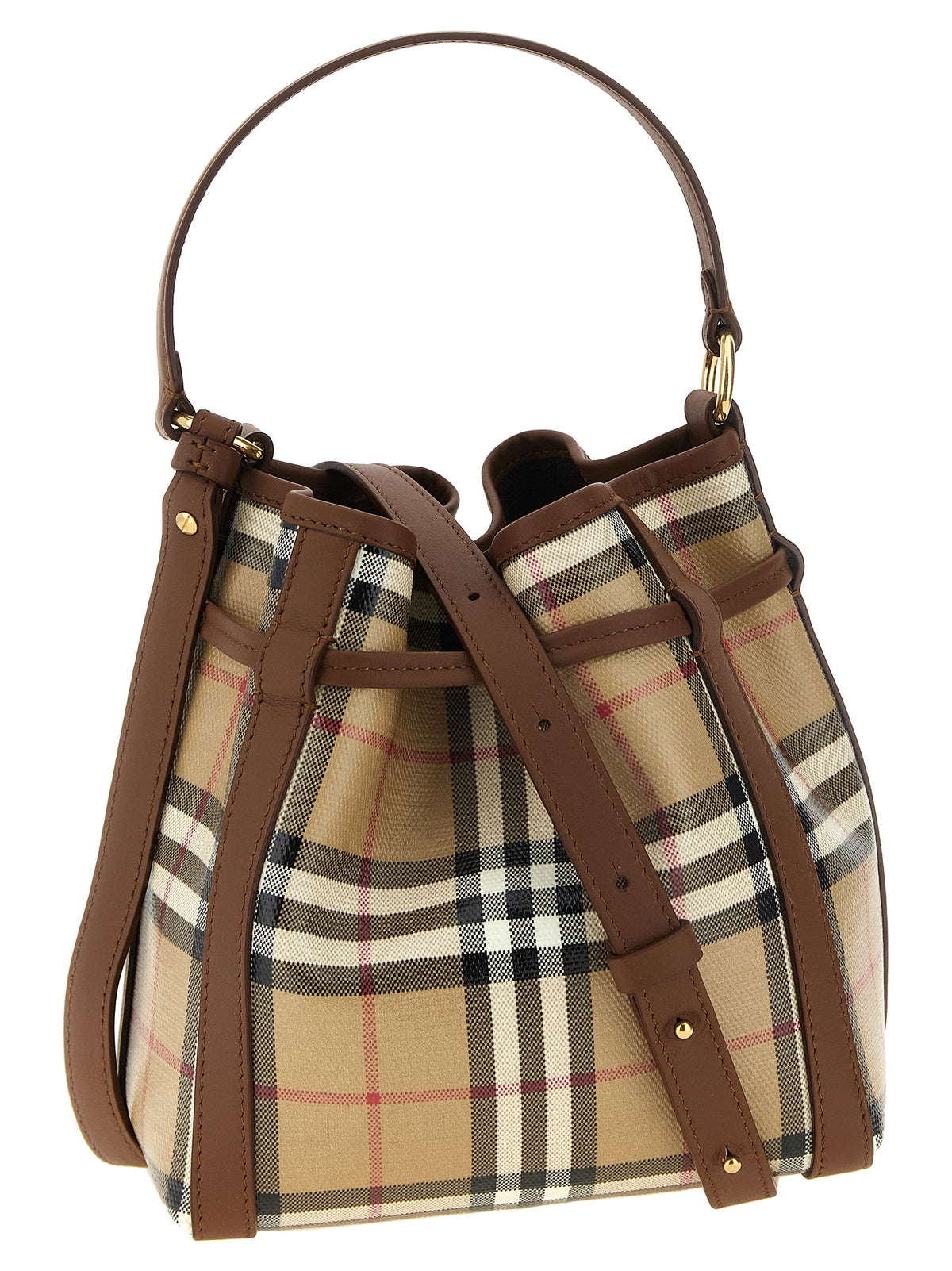 BURBERRY Burberry Women Check Mini Bucket Bag