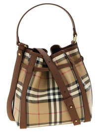 BURBERRY Burberry Women Check Mini Bucket Bag