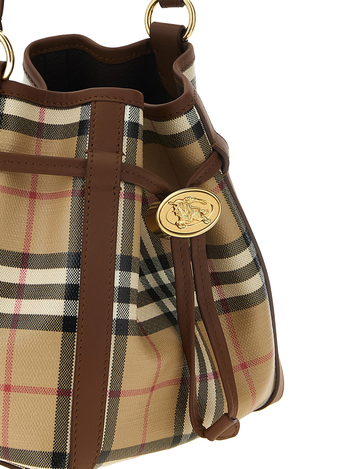 BURBERRY Burberry Women Check Mini Bucket Bag