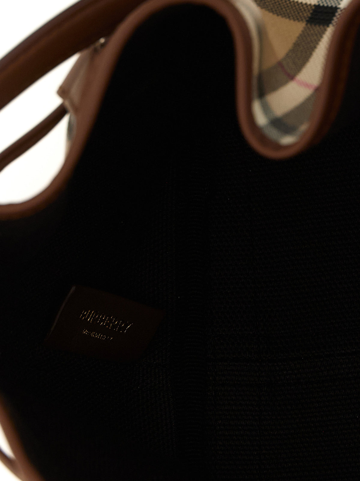 BURBERRY Burberry Women Check Mini Bucket Bag