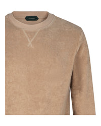 Slowear Mens Terry Cotton Crewneck Sweatshirt