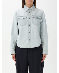Bottega Veneta Denim Shirt Casual Style Women Stone Washed Shirts & Tops