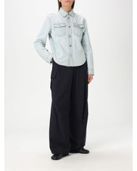 Bottega Veneta Denim Shirt Casual Style Women Stone Washed Shirts & Tops