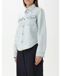 Bottega Veneta Denim Shirt Casual Style Women Stone Washed Shirts & Tops