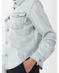 Bottega Veneta Denim Shirt Casual Style Women Stone Washed Shirts & Tops