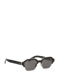 Celine Celine Men Black Frame 63 Sunglasses In Acetate And Metal
