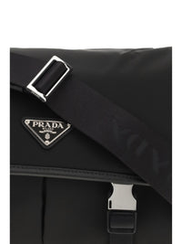 Prada Men Re-Nylon And Saffiano Shoulder Bag