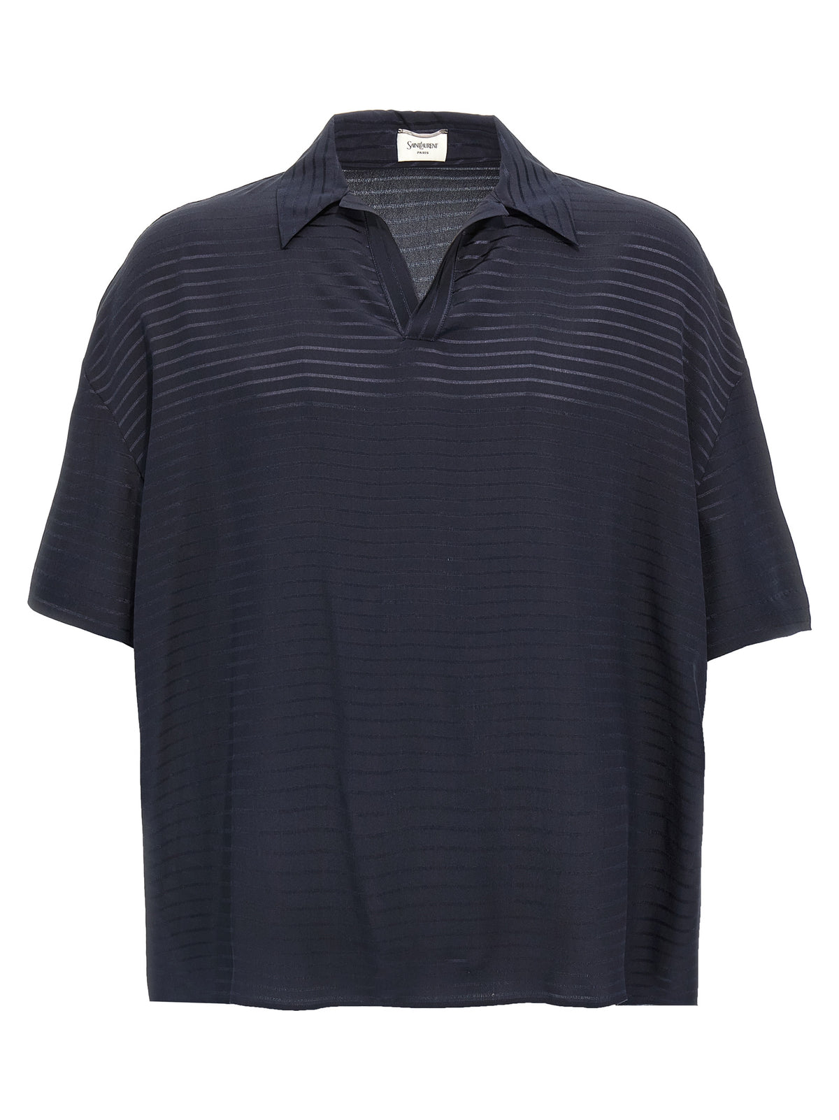 SAINT LAURENT Saint Laurent Men Silk Polo Shirt