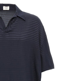 SAINT LAURENT Saint Laurent Men Silk Polo Shirt